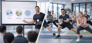 Gesundheitsworkshop mit Vortrag und Training fuer Unternehmen im Lechfeld