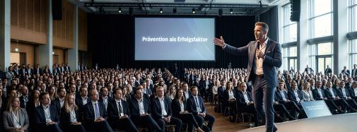 Vortrag zu Gesundheit und Prävention für Unternehmen in Augsburg im Rahmen von Firmenfitness